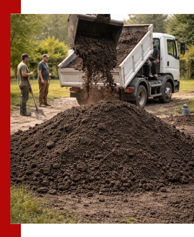 Доставка и продажа чернозема в Каспийске оптом и в розницу