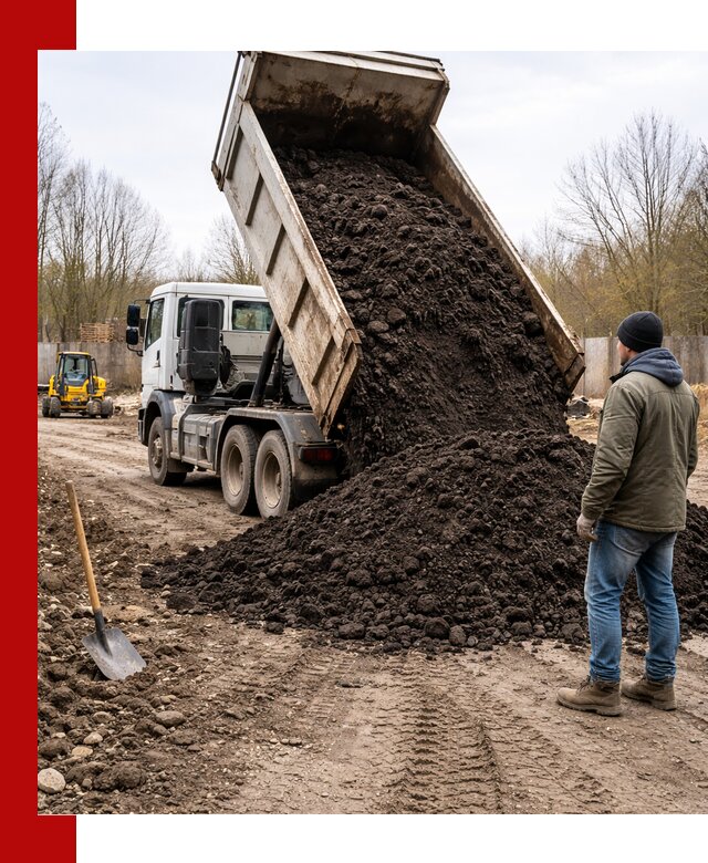 Доставка чернозема навалом в Каспийске быстро и выгодно