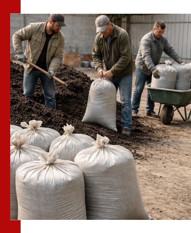 Купить чернозем в мешках с доставкой в Каспийске