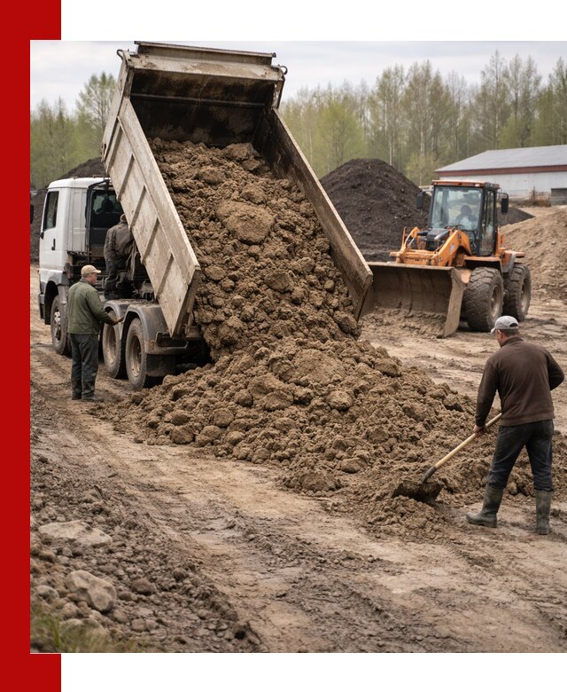 Доставка глин и суглинков в Каспийске оптом и вкрай