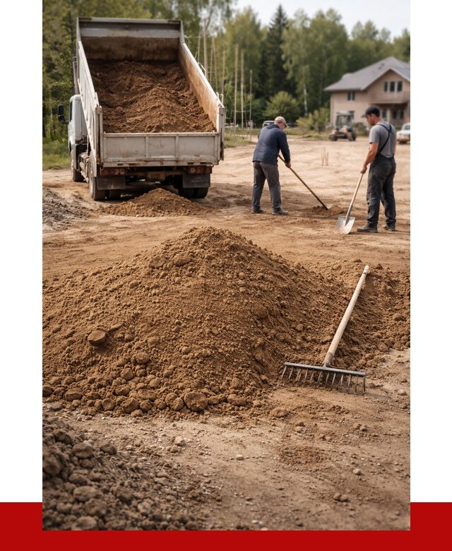 Суглинок для планировки в Каспийске с доставкой от 4276 р. | ПРОНЕРУДКсп