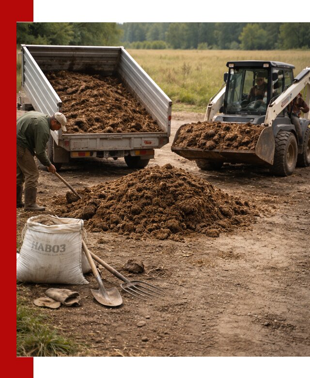 Доставка конского навоза в Каспийске с разгрузкой и доставкой на объект