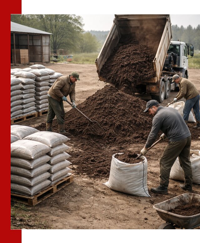 Доставка компоста оптом и в розницу в Каспийске