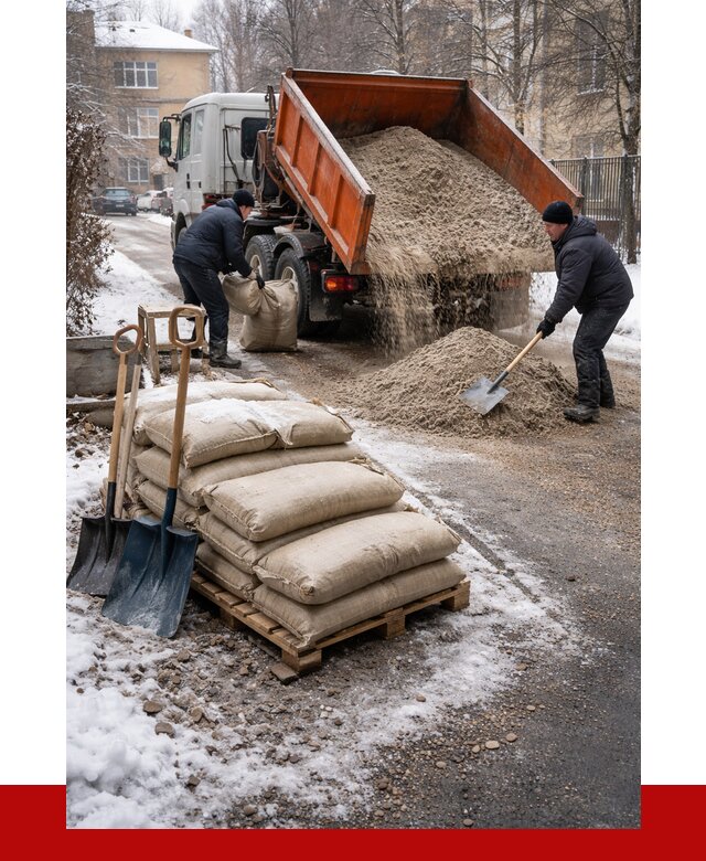 Противогололедные материалы оптом в Каспийске от 4276 р. | ПРОНЕРУДКсп
