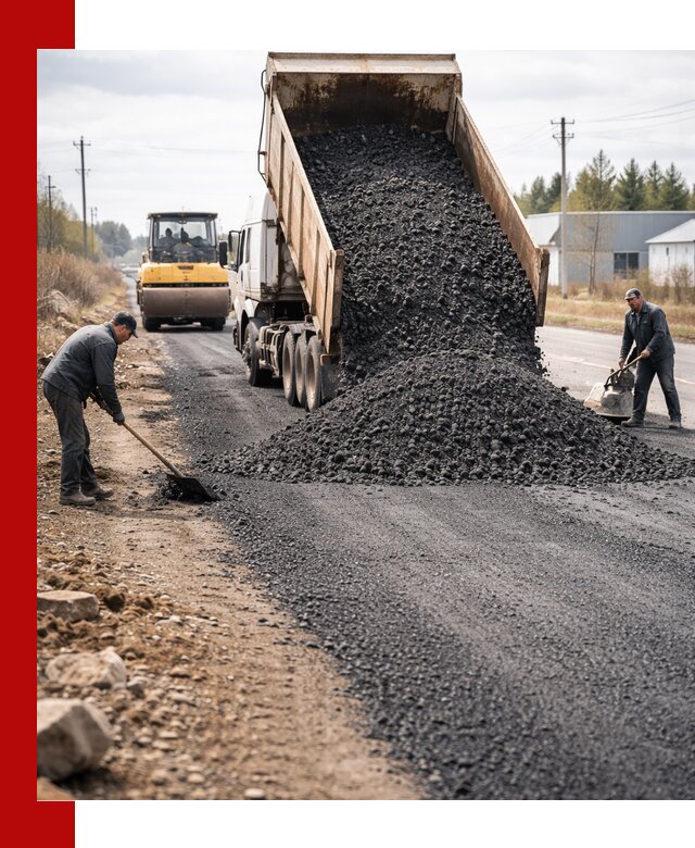 Асфальтовая крошка для дорог в Каспийске — поставка и доставка