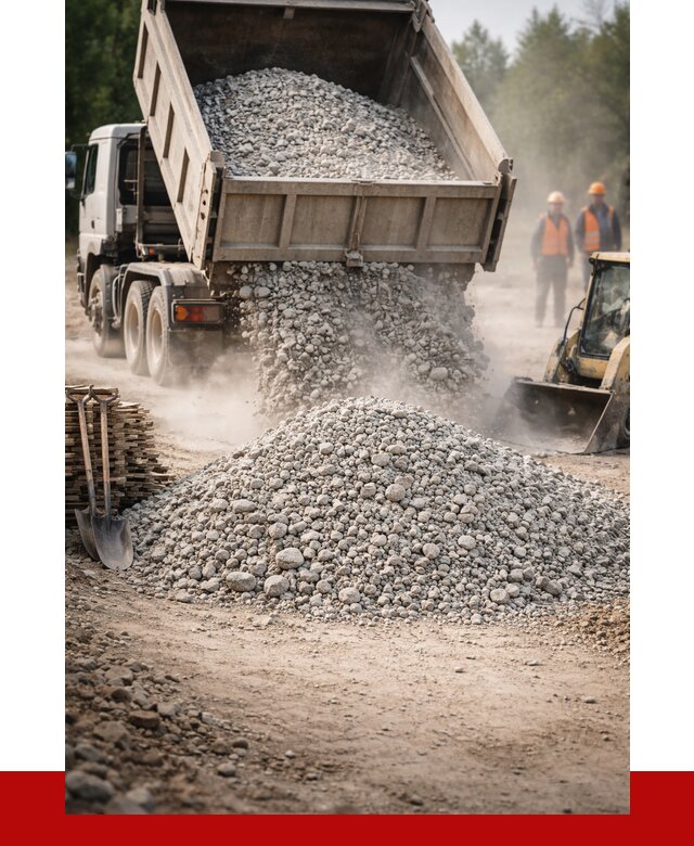 Купить дробленый бетон в Каспийске от 1731 р./куб | ПРОНЕРУДКсп