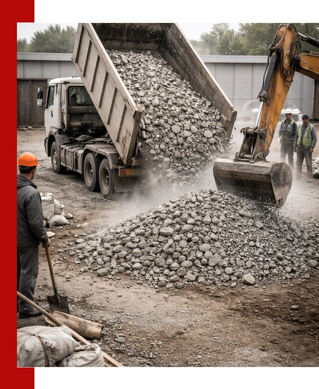 Доставка дробленого бетона в Каспийске оптом и в розницу