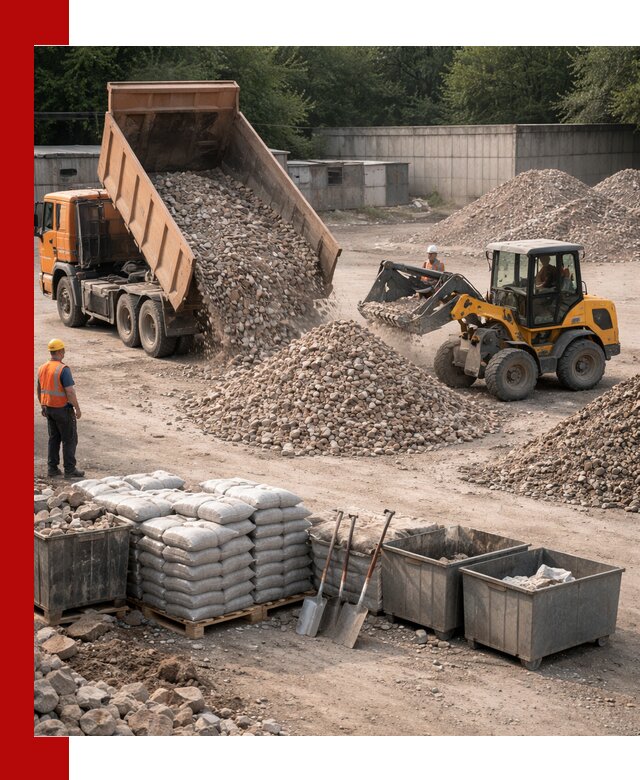 Вторичные материалы для отсыпки в Каспийске — поставка и доставка