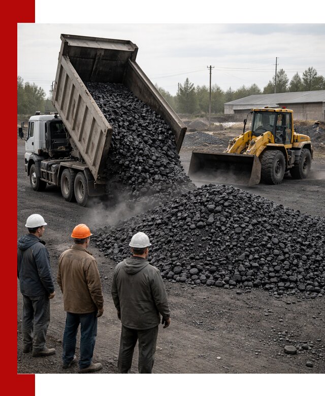 Доставка угля антрацита в Каспийске с самосвалами и погрузкой