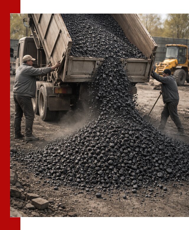 Доставка угля семечка самосвалами в Каспийске