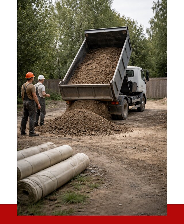 Доставка сыпучих материалов самосвалом в [cvi] от 4276 р. | ПРОНЕРУДКсп