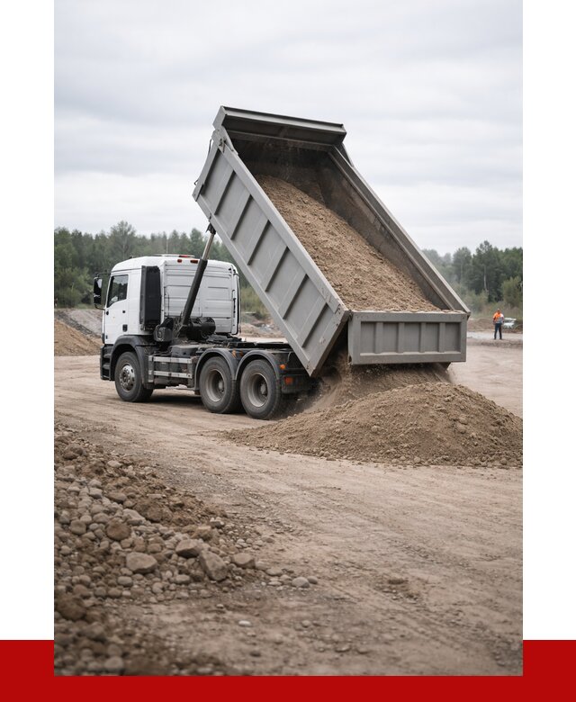 Доставка самосвалом 15 кубов в Каспийске от 6618 руб. | ПРОНЕРУДКсп