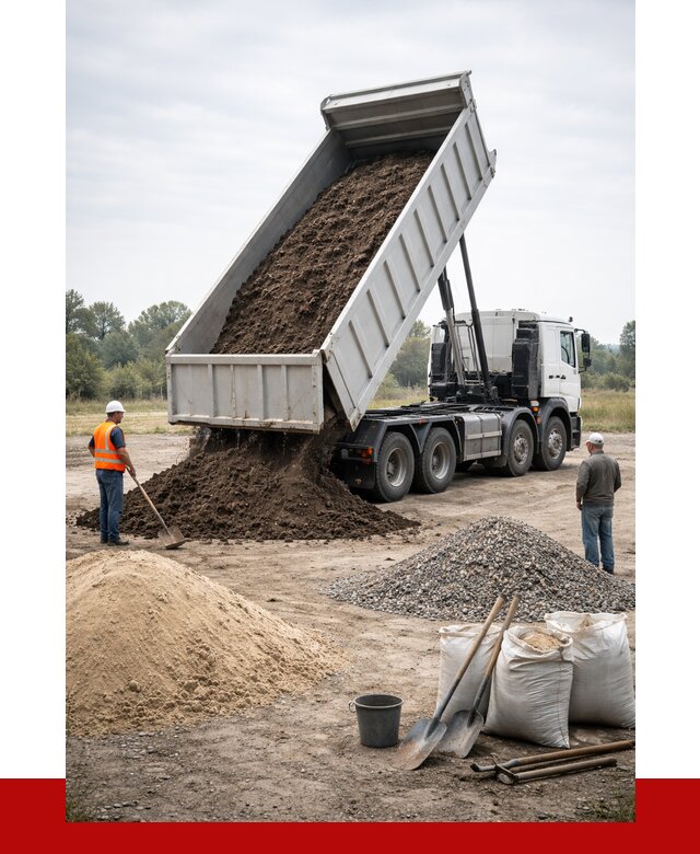 Доставка самосвалом 30 кубов в Каспийске от 8654 р. | ПРОНЕРУДКсп