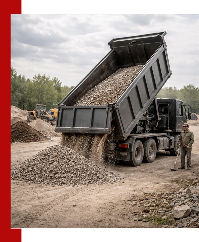 Доставка самосвалом 30 м3 по выгодным ценам в Каспийске