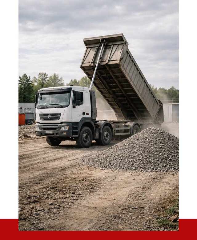 Доставка самосвалом 40 кубов в Каспийске от 9163 р. | ПРОНЕРУДКсп