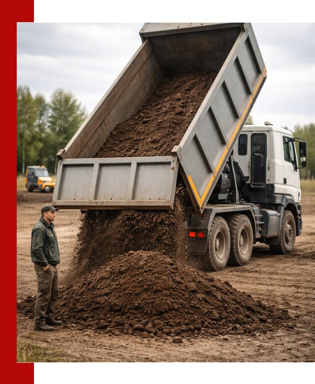 Аренда самосвала с водителем в Каспийске для сыпучих грузов и навоза