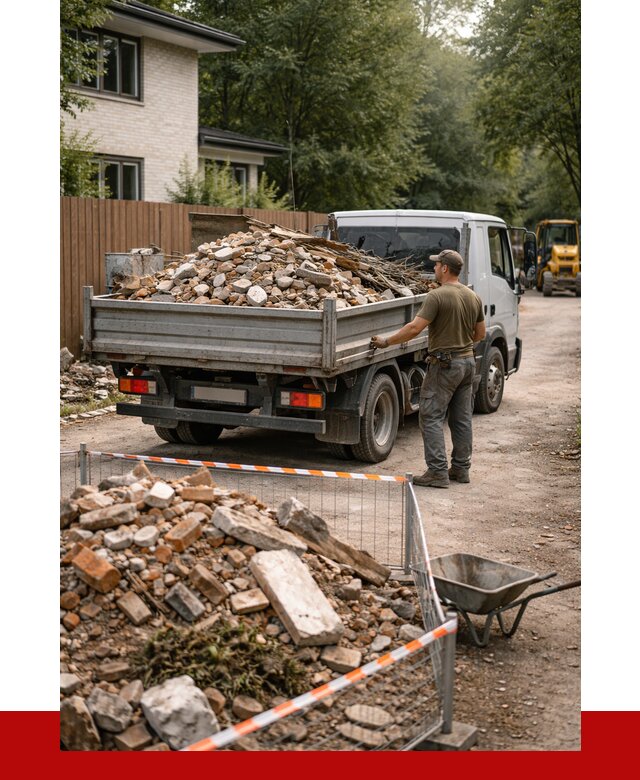 Вывоз строительного мусора с погрузкой в Каспийске от 7636 р | ПРОНЕРУДКсп