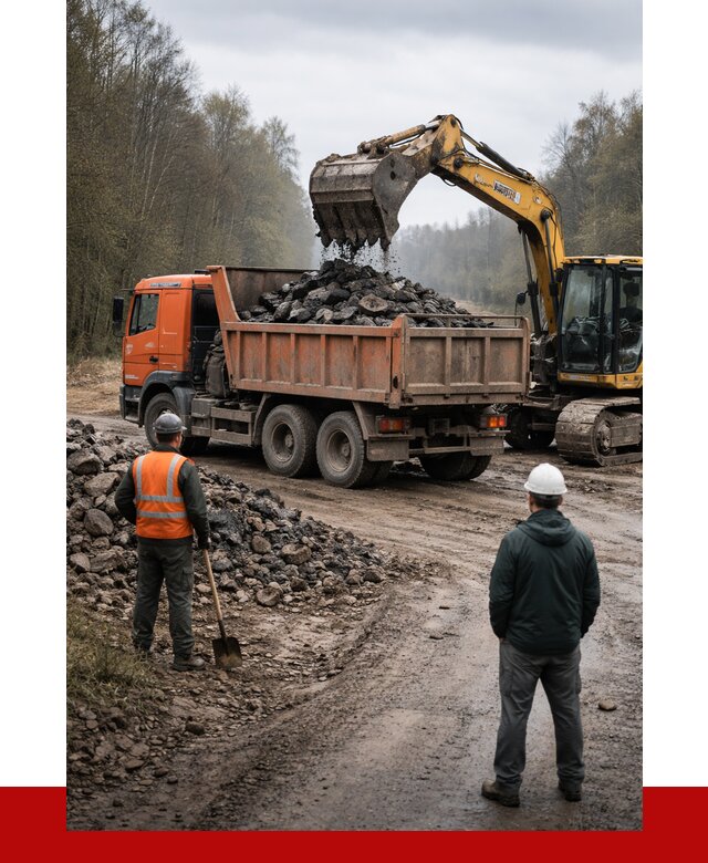 Вывоз асфальта в Каспийске от 4581 р. самосвалом ПРОНЕРУДКсп