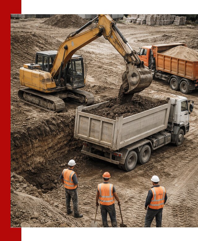 Разработка грунта для строительства и благоустройства в Каспийске