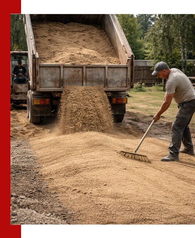 Отсыпка участка песком в Каспийске быстро и качественно
